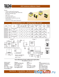 Datasheet AEP300-S manufacturer Talema