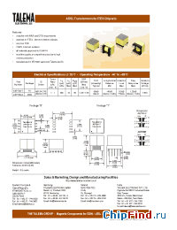 Datasheet AEP700-S manufacturer Talema