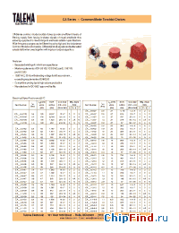 Datasheet CAF-1.2-4.7 manufacturer Talema