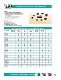 Datasheet CMJ-2-470 manufacturer Talema