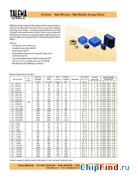 Datasheet SAF-1.6-1500 manufacturer Talema