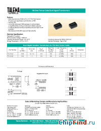 Datasheet TCJ-5.5-A manufacturer Talema