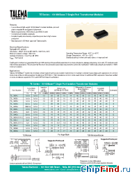 Datasheet TE_-300D-J manufacturer Talema