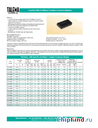 Datasheet TEQ-204D-J manufacturer Talema