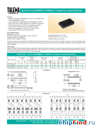 Datasheet TEXQ-405N-J manufacturer Talema