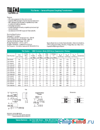 Datasheet TGJ-200-6D manufacturer Talema