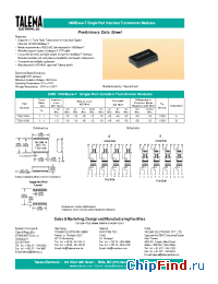 Datasheet TGS-100A manufacturer Talema