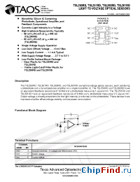 Datasheet TSL260RD manufacturer TAOSinc