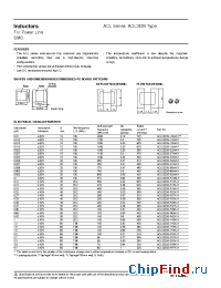 Datasheet ACL3225 manufacturer TDK