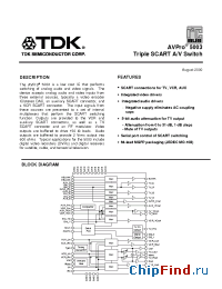 Datasheet AVPRO5003 manufacturer TDK
