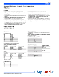 Datasheet C0603CH1H010C manufacturer TDK