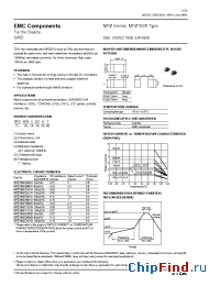 Datasheet MPZ1608R391AT manufacturer TDK