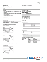 Datasheet NL201614T-330J manufacturer TDK