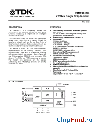 Datasheet TDK-73M2901CL manufacturer TDK