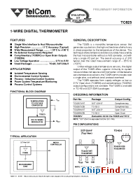 Datasheet TC625 manufacturer TelCom