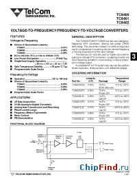 Datasheet TC9400 manufacturer TelCom