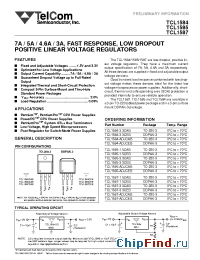 Datasheet TCL1584-ADJCEB manufacturer TelCom