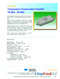 Datasheet CMT-26-1808 manufacturer Teledyne