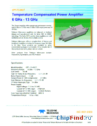 Datasheet CPA-13-6037 manufacturer Teledyne