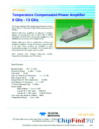 Datasheet CPT-13-6036 manufacturer Teledyne