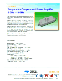 Datasheet CPT-18-6027 manufacturer Teledyne