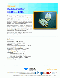 Datasheet TGM-08-2004 manufacturer Teledyne