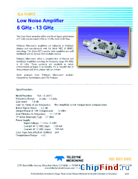 Datasheet TLA-13-6012 manufacturer Teledyne