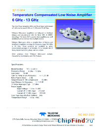 Datasheet TLT-13-6014 manufacturer Teledyne