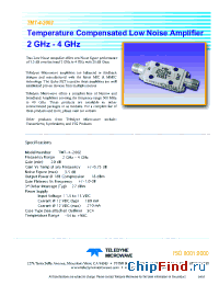 Datasheet TMT-4-2002 manufacturer Teledyne