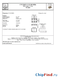 Datasheet CVC2835 manufacturer Temex