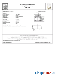 Datasheet DOC1302 manufacturer Temex