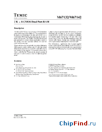 Datasheet AM1K-67132L-30RD manufacturer TEMIC