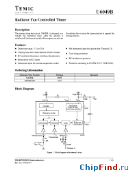 Datasheet U6049B-FP manufacturer TEMIC