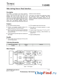 Datasheet U6268B manufacturer TEMIC