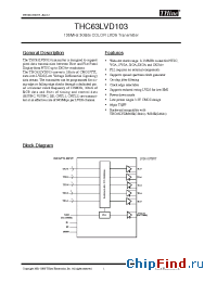 Datasheet THC63LVD103 manufacturer THine