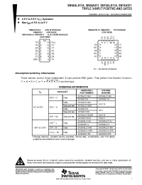 Datasheet 5962-8684101CA manufacturer TI