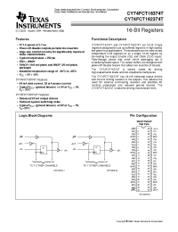 Datasheet 74FCT162374ATPACT manufacturer TI