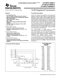 Datasheet 74FCT162501ATPACT manufacturer TI