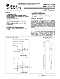 Datasheet 74FCT162823CTPACT manufacturer TI