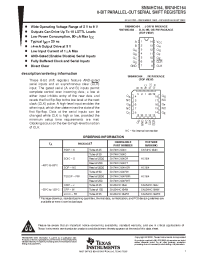 Datasheet 74HC164 manufacturer TI