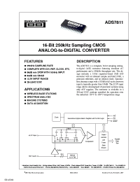 Datasheet ADS7811U/1K manufacturer TI