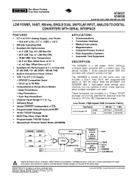 Datasheet ADS8327IBPWR manufacturer TI