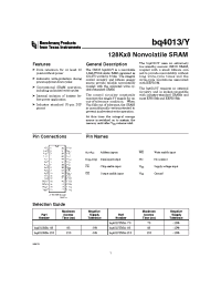Datasheet BQ4013YMA-70N manufacturer TI