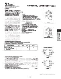 Datasheet CD4555BMT manufacturer TI