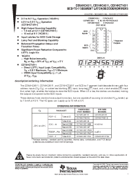 Datasheet CD74HC4511E manufacturer TI
