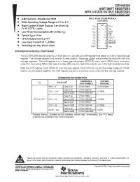 Datasheet CD74HC595NSR manufacturer TI