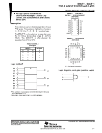Datasheet JM38510/34002B2A manufacturer TI
