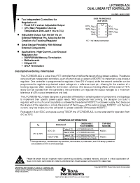 Datasheet LFC789D25-ADJCDR manufacturer TI
