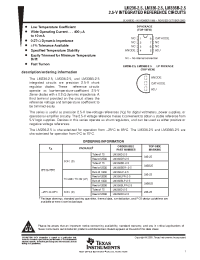 Datasheet LM236-2.5D manufacturer TI