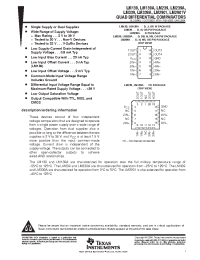 Datasheet LM239ADR manufacturer TI